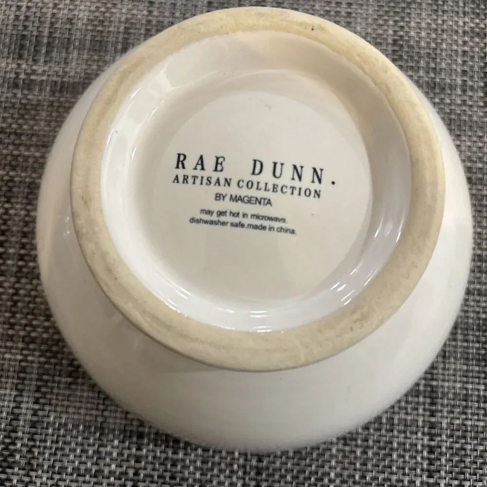 Rae Dunn Ceramic Bowl “Zen” cereal soup farmhouse Artisan Collection By Magenta